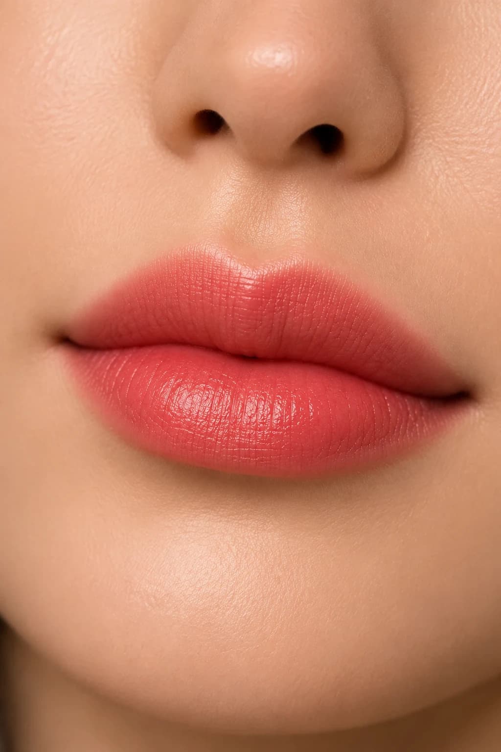 Definierte Aquarell-Lippenpigmentierung